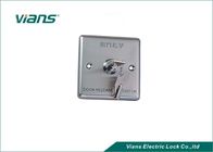 Bottone dell'uscita della porta della lega di alluminio/commutatore uscita durevoli del pulsante con la chiave di emergenza