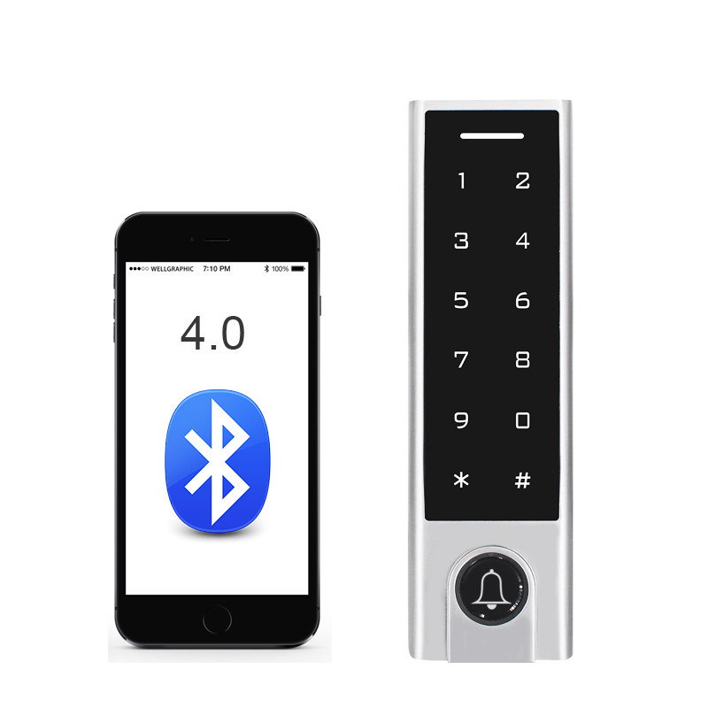 Tastiere impermeabili del controllo di accesso del touch screen di Rfid con il bottone del campanello