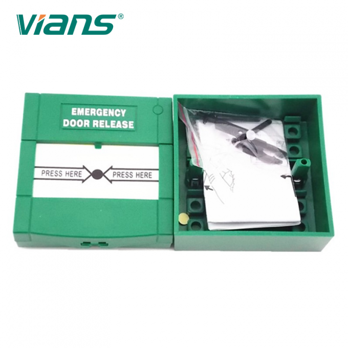 Commutatore urgente Resettable di vetro del bottone di rilascio della porta di sicurezza con la copertura 2