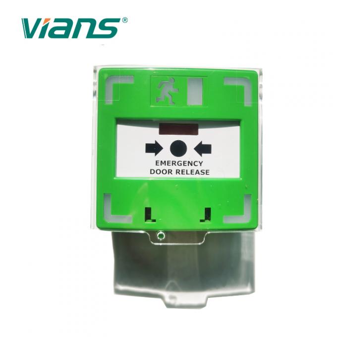 Rilascio del bottone dell'uscita della porta di emergenza IP55 dell'allarme antincendio del PC dell'ABS urgente 0