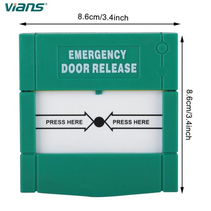 Commutatore di Access di controllo del commutatore del bottone di rilascio della porta del FCC ROHS di emergenza 1